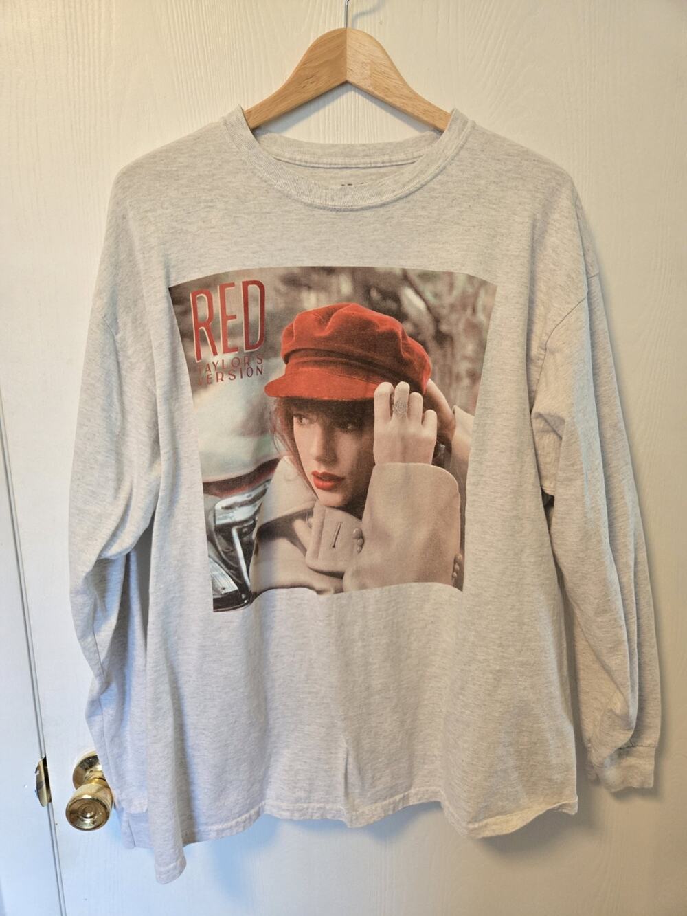 Red Taylor's Version Long Sleeve Tee, Size XL Taylor Swift Swiftie